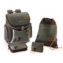 Esprit Schulranzen Set Ergo Fit Jungle Experience Grün Esprit Schulranzen