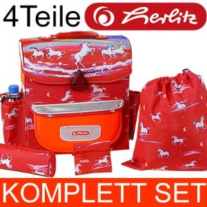 Herlitz Schulranzen Set Rainbow Horse Herlitz Schulranzen Set Rainbow Horse 