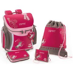 esprit schulranzen set ergo fir lovely horses Esprit Schulranzen